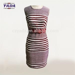 Buy cheap Stripe plain cotton designs office sexy woman korean fashion summer long dress western dresses names for ladies product