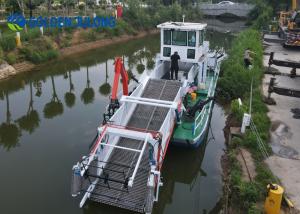 Buy cheap Floating Salvage Collection Trash Skimmer Vessel With Automatically Unloaded product