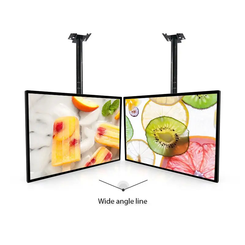 4k Indoor Hanging Wall Mounted Digital Signage Shockproof Dustproof