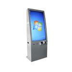 Cinema / Restaurant Touch Screen Kiosk Systems With Barcode Scanner / Ticket