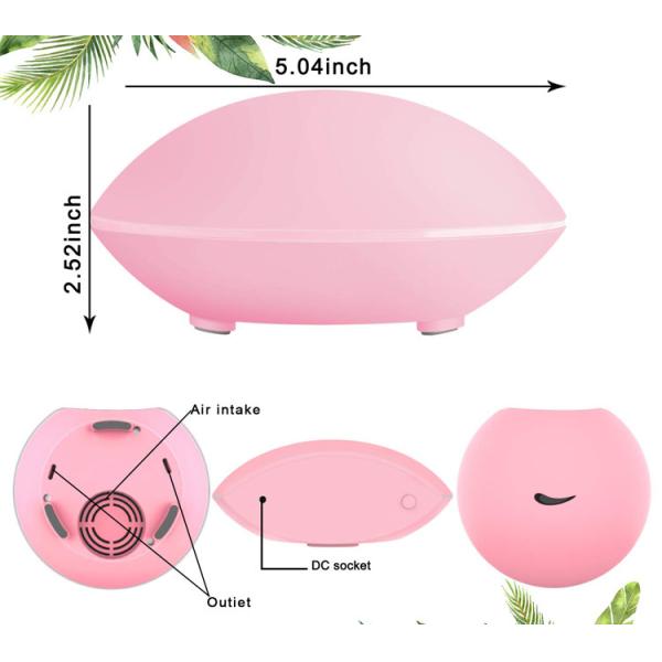 80ml Ultrasonic Cool Mist Aromatherapy Oil Diffuser