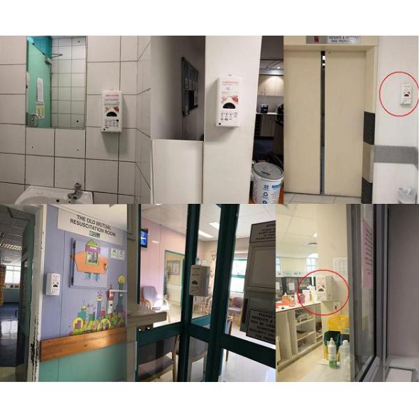 Wall Mounted Touchless Hospital Hand Sanitizer Dispenser