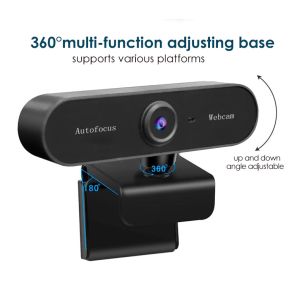 Buy cheap Lightweight Autofocus USB Webcam With Microphone , 1080p Webcam With Mic product