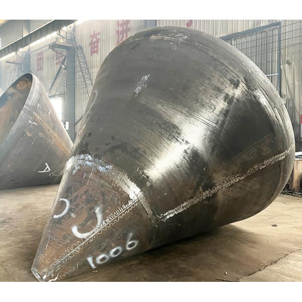 OEM Conical Standard Dished Head Conical Cap Flat Bottom Carbon Steel