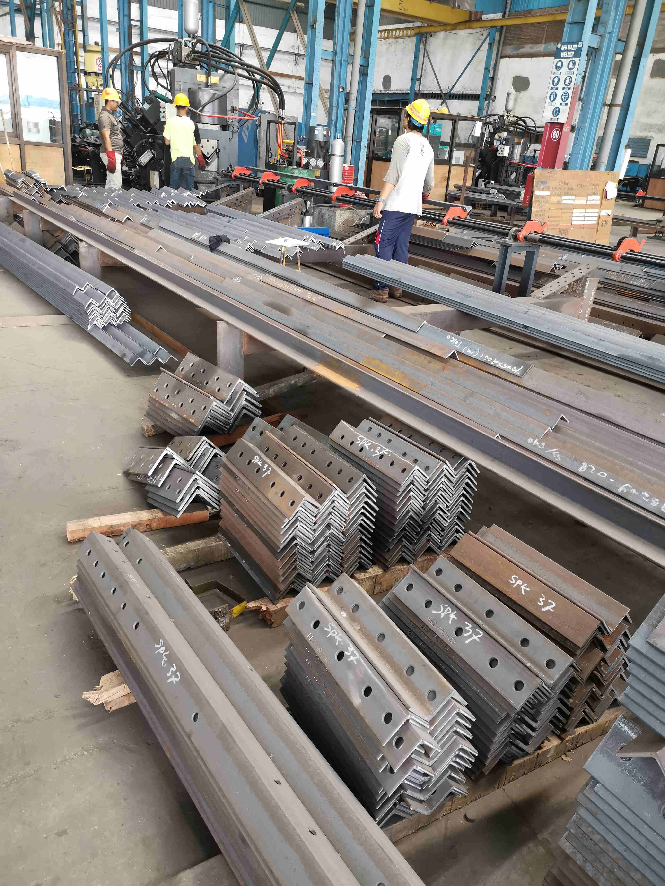 CNC Angle Punching Machine Line For Power Transmission Steel Tower