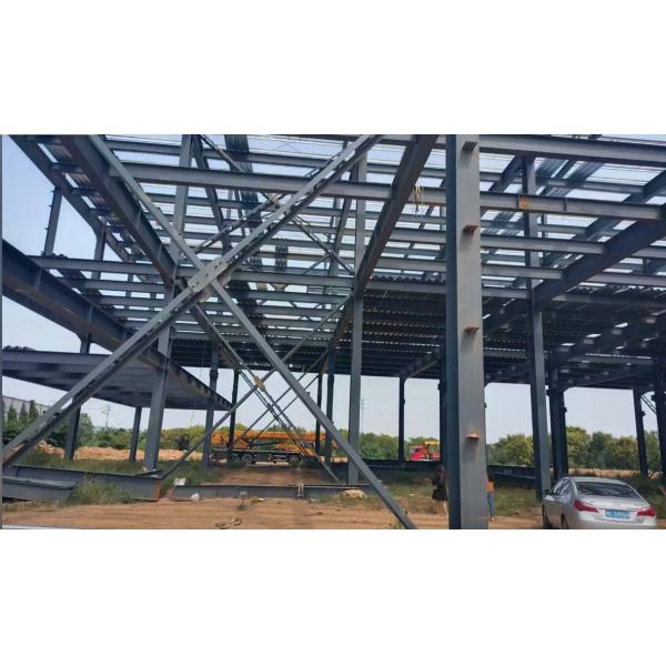 Industrial Steel Structure Workshop Factory Building With Good Stiffness