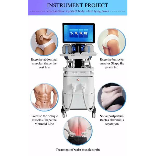 2 In 1 Cellulite Removal EMS Muscle Building Cryotherapy Body Slimming Machine