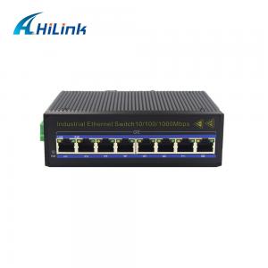 Buy cheap Unmanaged 10/100/1000Mbps Industrial Ethernet Switch 8 Port IP40 product