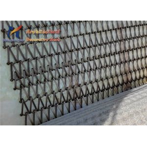 China Balustrade Spiral Wire Mesh 4mm 1.5mm Stainless Steel 316 on sale