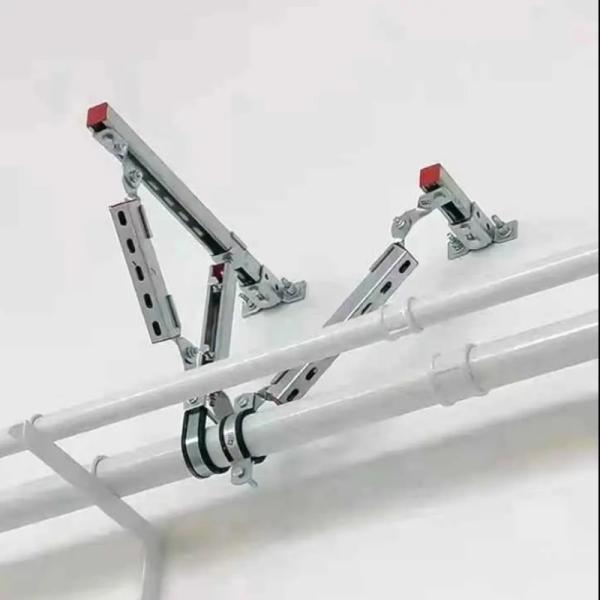 Buy cheap Composite Galvanized Seismic Pipe Support For Pipeline / Buildings product