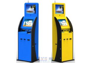 Buy cheap Indoor Dual Display Self Service Payment Kiosk Interactive With POS Terminal product