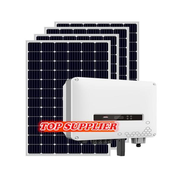 3KW 5KW Pure Sine Wave Solar PV Panel For House Complete Generator System