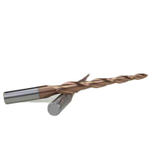 55 Degree Wolfram Steel CNC Router Bits Customizable OEM Spherical Milling Cutter Metal Alloy Tapered Ball Nose End Mill