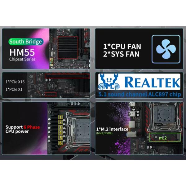 X99-P32 V1.1 X99 Motherboard XEON ddr3 LGA 2011-3 For Xeon 2680V3 CPU 16GB DDR4 M-ATX NVME M.2 supported