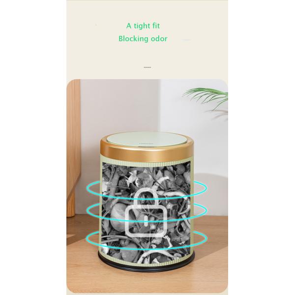 3.4 Gal Smart Trash Can 13Ltr Smart Sensor Dustbin For Office Bedroom