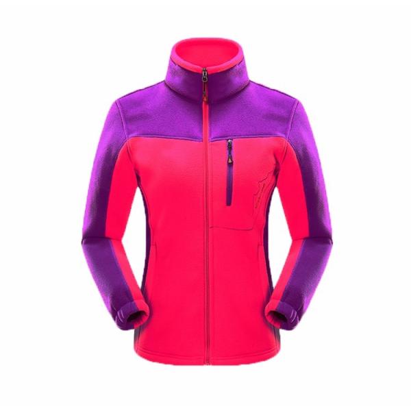 100% cotton China Factory Contrast Color Fleece Warm Jackets Women and Men 2017 Winter (size:M-5xl)