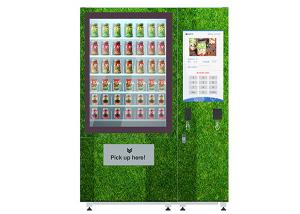 Buy cheap Custom Salad Vending Machine Fresh Fruit Salad Food Conveyor Belt Vending With Lift product