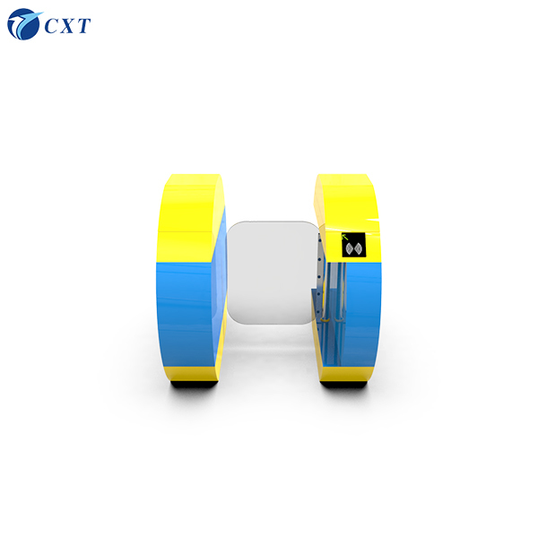 Brushed Finishing Swing Barrier Gate with Relative Humidity≤95% and Identification Speed 20 Ms for Secure Access Control