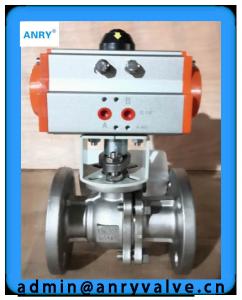 Buy cheap Teflon - Lined Differential Pressure Control  Pneumatic Actuated Ball Valve PTFE Lined Seats product