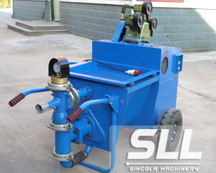 Fully Hydraulic Mortar Pump Machine Mobil Concrete Pump Fast Speed 110L Min