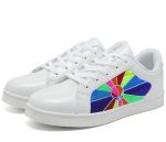 Customizable Black Led Shoes , Led Display Sneakers Woven Fabric Surface