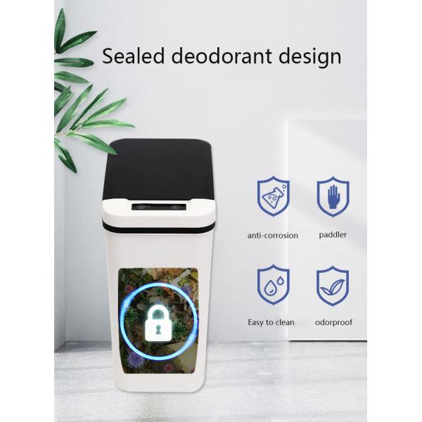 3.4 gal Garbage Slim Automatic Intelligent Smart Trash Can Sensor Townew T3 Slim Smart Trash Can Waste Bins