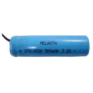 Buy cheap Melasta Cylindrical 14500 LiFePO4 Battery Pack 3.2V 500mAh product