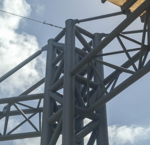 Q355B / Q235B Customized Steel Space Frame Structure Building Sport Stand