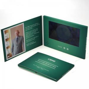 China Customized Size Video Brochure Card , Lcd Video Brochure For Birthday Gift on sale
