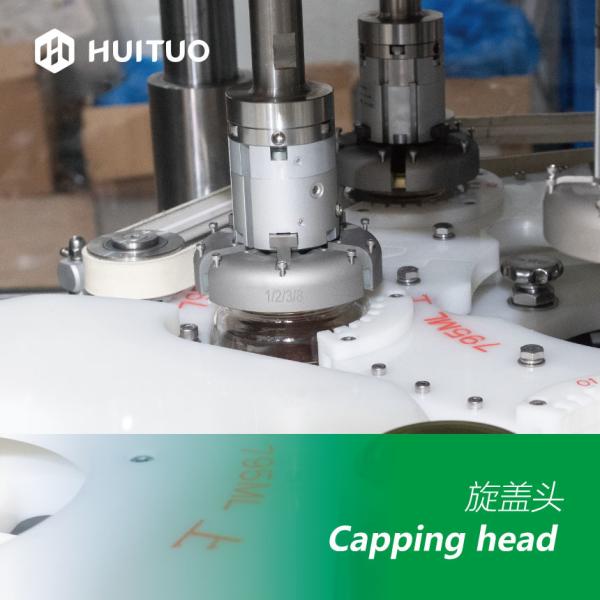 Automatic Rotary Bottle Capping Machine For Closing Twist Off Snap On Or Plastic Screw