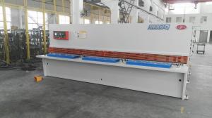 China Hydraulic NC Hydraulic Shearing Machine Metal Cutting Shear E21 Control System on sale