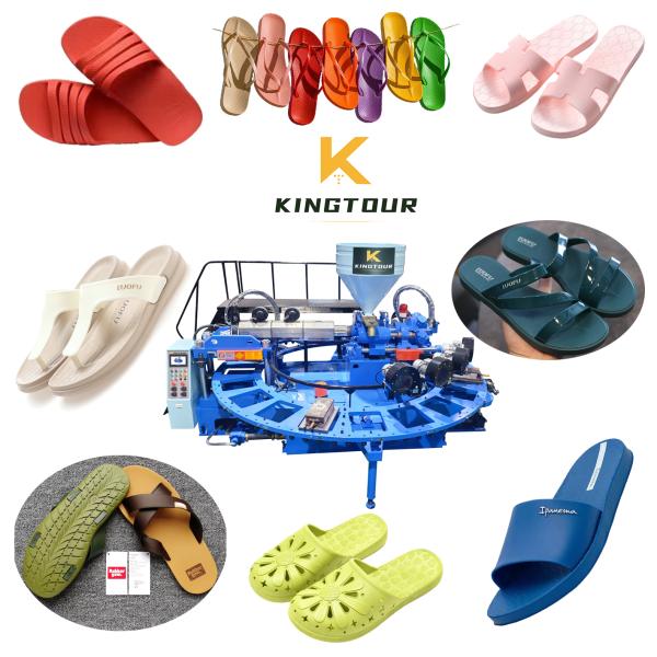380V / 220V Automatic Slipper Making Machine 22500W PVC Slipper Machine