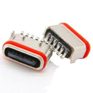 Buy cheap Female Horizontal SMT 6 Pin Connector USB3.0 USB3.1 For Charging product