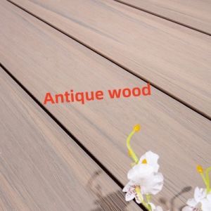 Buy cheap Weather Resistant Teak WPC Outdoor Decking Anti UV Plastic Composite Lumber product