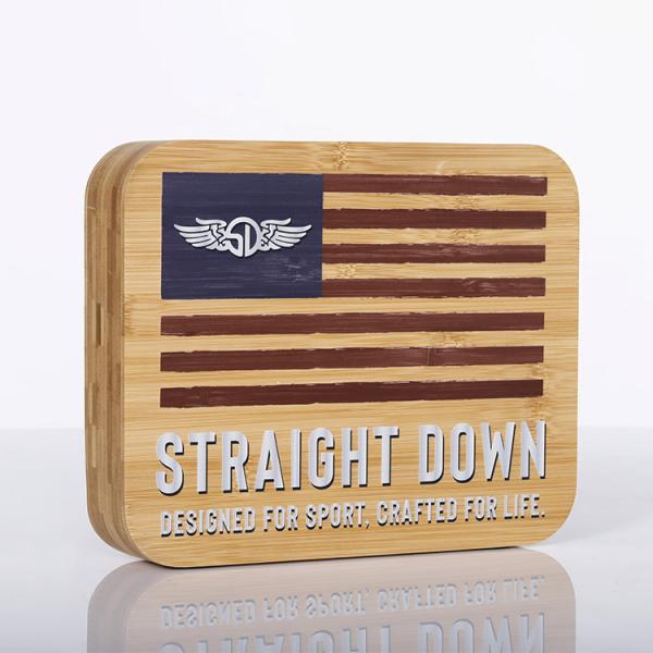 Clothing Retail Store Brand Sign 2-way Signage Custom Logo Wooden Sign