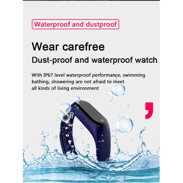 M14 Smart Wristband Bracelet 0.96inch TFT 80*160 Display Heart Rate Blood Pressure Watch for OPPO