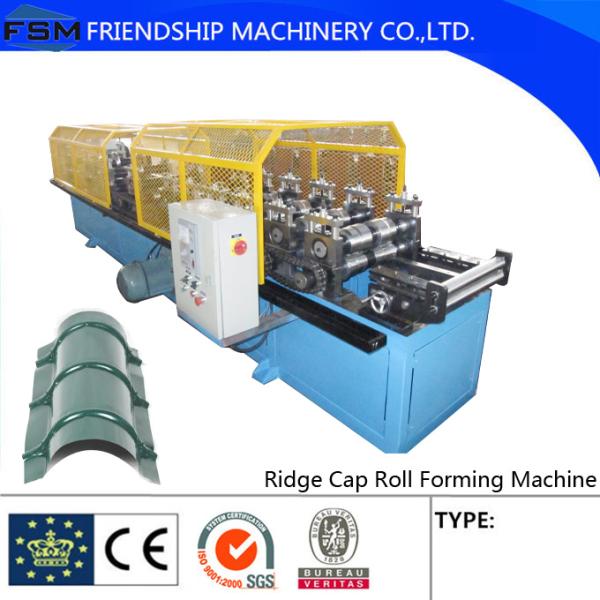 14 Stations Ridge Cap Roll Forming Machine For Cinema / Theatre / Garden