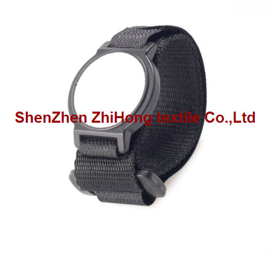 Sewn Nylon Webbing Hook And Loop Fastener Tape For Wrist Watch