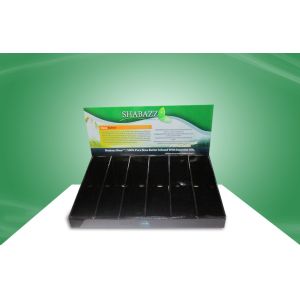 Foods 6 Column Retail Cardboard Countertop Displays With Glossy Finish