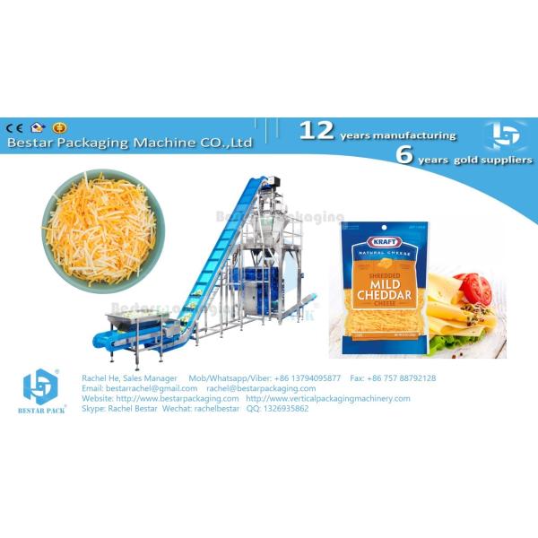 High Configuration Bestar Cheese Pouch Weighing Packing Machine BSTV-650AZ