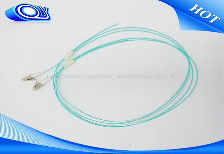 LC / UPC Fiber Optic Pigtail 50 / 125 MM OM3 Simplex LC Fiber Optic Patch Cord