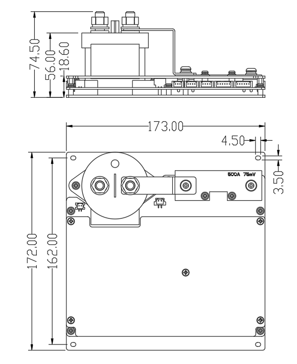 Master Slave Lifepo4 BMS 4S - 24S High Voltage Battery Management System BMS For EES