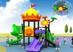 Staticproof Kids Playground Slide With Plastic Tunnel UVproof