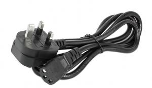 Buy cheap UK Type Ups Power Cable Power Cable Cord 3 Pin For Monitor Computer CPU PC UPS 1.5 Meter product