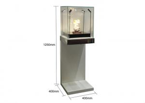 China Small Glass Display Cabinet , Jewelry Shop Display (L) 400 X (W) 400 X (H) 1450 MM on sale