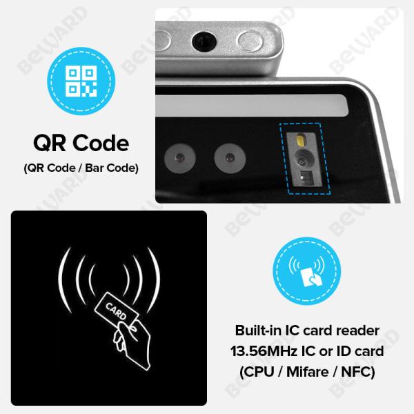 110db 1/2.8" Face Recognition Temperature Reader