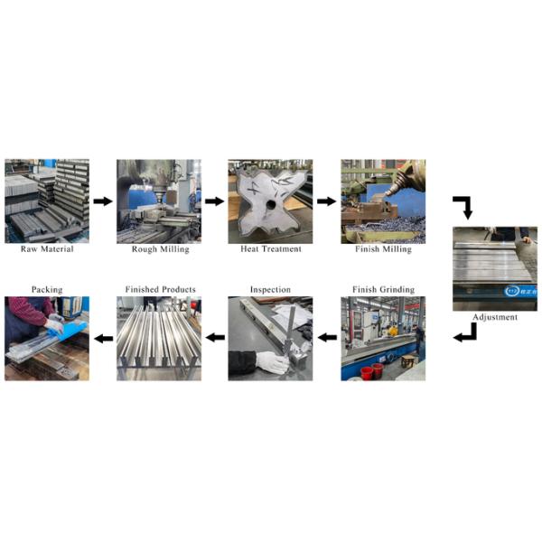 LS504 88 Degree 2V Die Press Brake Tooling For Sheet Metal Processing