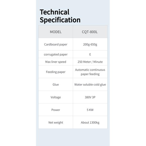 CQT-800 Automatic Folder Gluer Machine for Aluminum Foil and Tin Foil Packaging Box