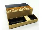 Personalized Wine Packaging Boxes With Luxury PU Leather Logo Printable