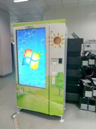 Communitry Glass Botttle Recycling Waste And Garbage Recycling Vending Machine